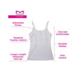 thumbnail image 6 of Maidenform Long Tank Shapewear Dressing Fat Free Adjustable Straps Smoothing, 6 of 6