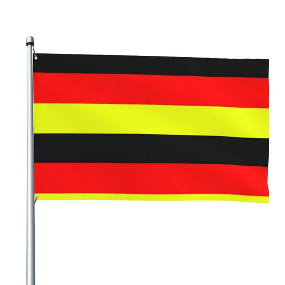 German Flag Germany 4x6 Feet Flag Polyester Double Stitched With Grommets For Outdoor Indoor Decor