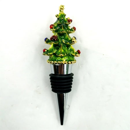 

Christmas Wine Bottle Stopper Christmas Tree Shape Bottle Plug Kitchen Bar Bottle Stopper Tool