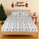 thumbnail image 2 of GOGREEN Juego de Sábanas Navideñas 3 Piezas Tamaño Individual, Bolsillos Profundos 16 Pulgadas, Microfibra de Poliéster Suave con Estampado Festivo, Ideal para Decoración y Regalo, 2 of 8