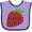 Lavender and Purple, variant on Inktastic So Berry Cute Boys or Girls Baby Bib