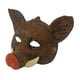 thumbnail image 4 of Máscara de jabalí de Halloween Máscara de cabeza de cerdo Vestirse Accesorios para fotos Juego de roles Cara de animal Marrón jinwen Cubierta facial, 4 of 8
