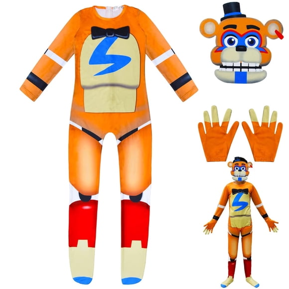 Disfraz Wrigdddy de Halloween para niños, con forma de oso, para cosplay, 6 años