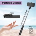 thumbnail image 3 of Selfie Stick Tripod With Remote Wireless Buetooth For IPhone 14 13 12 Pro Max/iOS, Portable Extendable Selfie Stick Phone Holder With Wireless Remote Shutter For Android/Samsung Galaxy S22, 3 of 5
