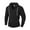 Black, variant on Maean Men Hoodie Sweatshirt Drawstring V Neck Pullover Tops Casual Workout Loose Athletic Shirts