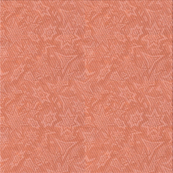 Ahgly Company Indoor Square Patterned Orange Red Orange Area Rugs, 4' Square
