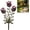 Purple, variant on Metal Sunflower Garden Stake, Weatherproof, 12 in/30cm, Outdoor Yard Decor