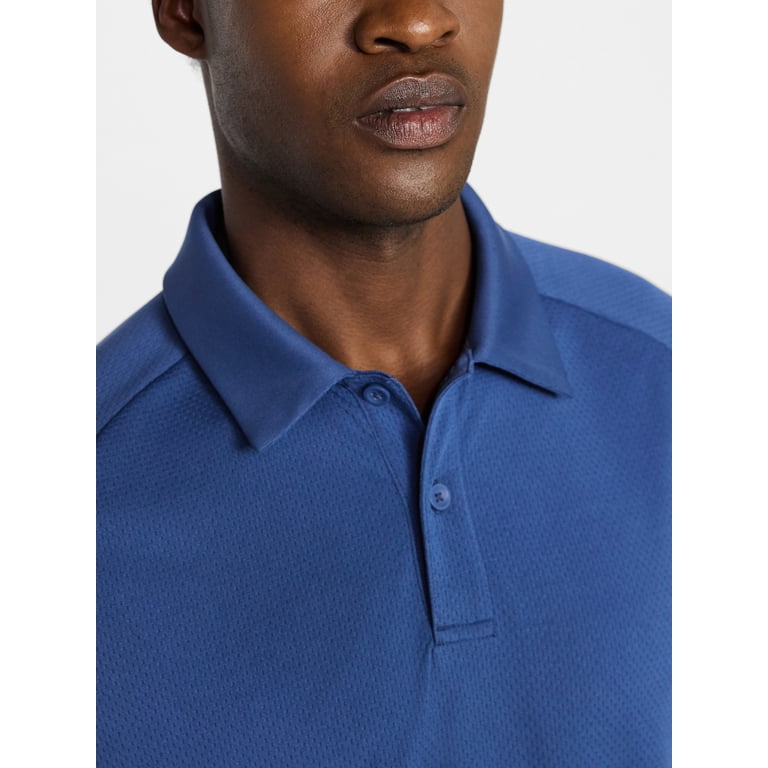 Athletic Works Men's Active DriWorks Mesh Polo Shirt photo 4