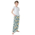 thumbnail image 4 of FORMRS Kids Pajama Pants with Pockets Size 6-8Y Boys Lounge Sleep Bottoms, Whimsy Daisy Pattern, 4 of 8