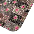 thumbnail image 5 of Pioneer Flower Floral Print Pattern Kitchen Dish Drying Mat 1 Pack, Ultra Absorbent Microfiber Drainer Mat, 16"x18", 5 of 6