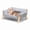 Gray Sofa, variant on Elevated Wooden Cat Couch with Washable Removable Cover, Sturdy Detachable Pet Sofa, Comfortable Sleeping Bed for Cats, Kittens, Puppies & Other Small Indoor Animals