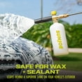 thumbnail image 4 of Sun Joe Premium Snow Foam Pressure Washer Car Wash Soap + Cleaner, Pineapple Scent, 1-gallon, 4 of 8