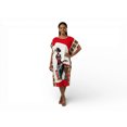 thumbnail image 1 of Chemin de Moda Robe Caftan Midi à Imprimé Graphique pour Femme, Coupe Ample, 1 of 1