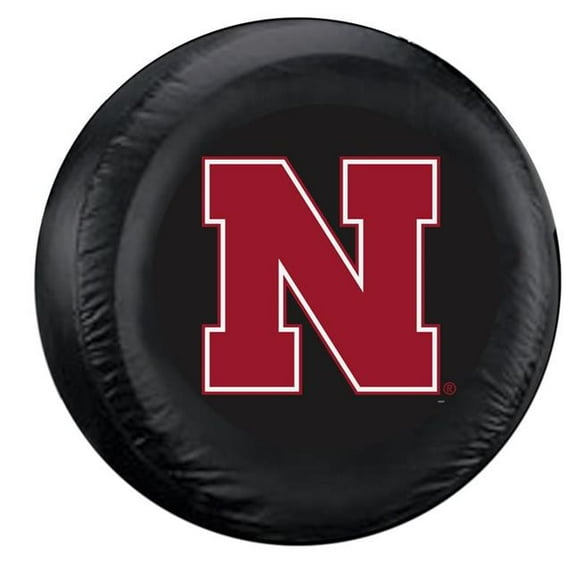 Nebraska Cornhuskers Tire Cover, Standard Size - Black