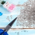 thumbnail image 4 of 500 Pcs Mini Screw Eye Pin Peg Jewelry Making Findings for Crafting, 4 of 6