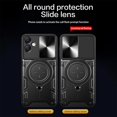 thumbnail image 6 of for Samsung Galaxy A06 4G 6.7"  Case with Magnetic Ring Kickstand, Rugged Military Grade Shockproof Heavy Duty Case with Slide Camera Lens Cover for Samsung Galaxy A06 JS-Purple, 6 of 9