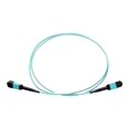 thumbnail image 1 of Axiom - Network cable - MTP/MPO multi-mode (M) to MTP/MPO multi-mode (M) - 30 m - fiber optic - 50 / 125 micron - OM3 - riser - aqua, 1 of 4