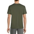 thumbnail image 3 of Athletic Works Men's and Big Men's Active Soft Blend Pocket T-Shirt, 3 of 5