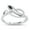 Black Simulated Onyx, variant on CHOOSE YOUR COLOR Snake Simulated Black Onyx Wholesale Ring .925 Sterling Silver Band CZ Female Size 4