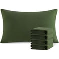 thumbnail image 2 of NTBAY Juego de 4 fundas de almohada Queen 100% microfibra cepillada de 1800 hilos, súper suaves y acogedoras, resistentes a las arrugas, la decoloración y las manchas con cierre de sobre, fundas de al, 2 of 4