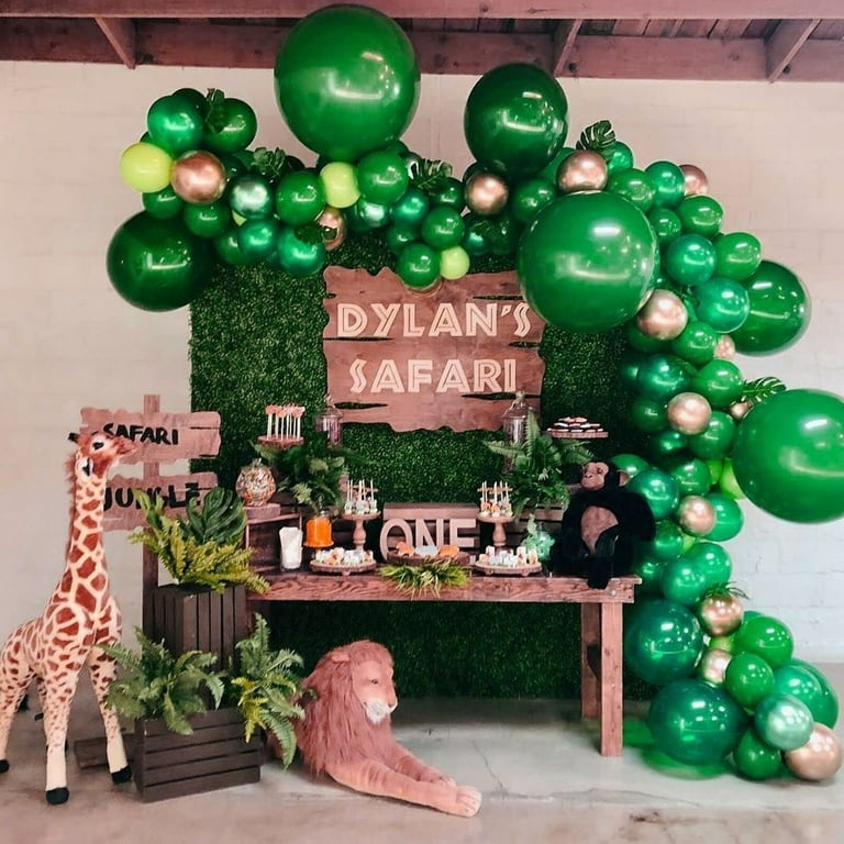 Dark Green Party Decorations