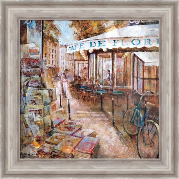 Great Art Now St.Germain, Paris by Noemi Martin, Framed Wall Art, 20W x 20H