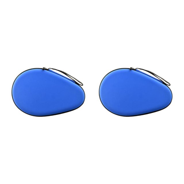 Wweixi Versatile Table Tennis Racket Case Resilient and Long-lasting for Outdoor Practice Blue 18 x 28 x 7.5cm 2Set
