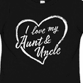 thumbnail image 4 of Inktastic I Love My Aunt and Uncle in White Chalk Heart Boys or Girls Toddler T-Shirt, 4 of 5