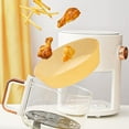 thumbnail image 2 of Papier Jetable pour Friteuse à Air Chaud, Garde la Friteuse Propre avec une Surface Antiadhésive Non Toxique, Compatible avec les Modèles de 3L-5L, Résistant à la Chaleur jusqu'à 220°C, Couleur Bois (Lot de 100), 2 of 7