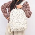 thumbnail image 5 of HJYCHN Boy Backpack Heart Dot Print 3Pc Set Daypack with Lunch Tote Pencil Case Back to School Supplies for Kids Backpack for Girls White, 5 of 6