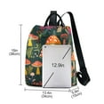 thumbnail image 3 of FORMRS Women's Travel Backpack Purse Anti-Theft Hidden Pockets Casual Shoulder Bag, Orange Mushroom, 3 of 7