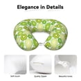 thumbnail image 4 of Disketp Kiwi Lemon Travel Pillow Memory Foam Neck Pillow Support Pillow for Camping, Sleeping Rest Cushion Airplane Pillow, 4 of 8