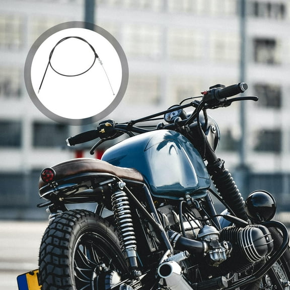 BESTYASH Throttle Cable for Atv Metal Engine Cable Easy Installation Black Motorcycle Accessory