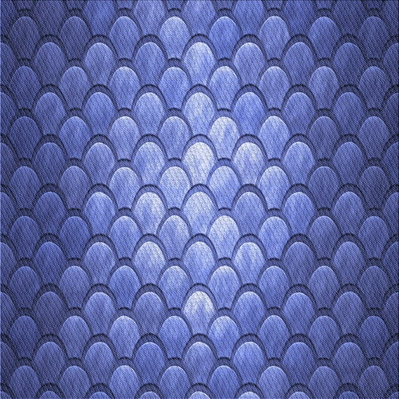 Ahgly Company Indoor Square Patterned Sky Blue Dress Blue Area Rugs, 4' Square