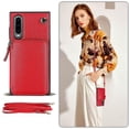 thumbnail image 2 of Funda tipo cartera para Huawei P30 con tarjetero y correa para el hombro para mujer, 2 of 5