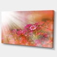 thumbnail image 2 of Little Red and Pink Flowers Spring - Large Floral Canvas Artwork, 2 of 4
