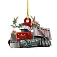 thumbnail image 2 of Hot6sl Ofertas Del Día Pieza de Adornos Navideños Colgantes, Decoración, Regalo, Producto Personalizado, Camión de Bomberos de Hierro Familiar, Excavadora, Colgante de Excavadora, 2 of 5