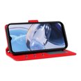 thumbnail image 4 of Motorola MOTO E22/E22i Phone Case , Wallet Flip Cover Adjustable Crossbody Lanyard Magnetic Card Slots, 4 of 5