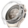 thumbnail image 1 of PC Material Hollow Protective Cover Compatible With Smartwatch 5 Bling Shiny Frame Guard Accessory, 1 of 4