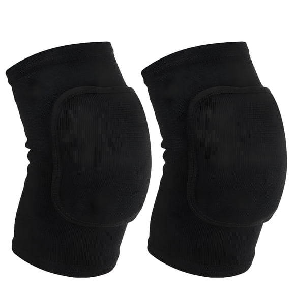 BESTSKY 1 Pair Volleyball Elbow Pads Arm Brace Protector Strap Support Fitness Compression Breathable Men Women Black S