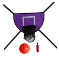 thumbnail image 2 of koolsoo Mini Basketball Hoop for Trampoline Universal Outdoor Basketball Rack with a ball, 2 of 9