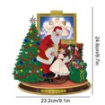 thumbnail image 4 of Kit Manualidades DIY Con Gemas 2 Uds. Pegatina Forma Especial Pared Navideña, 4 of 9