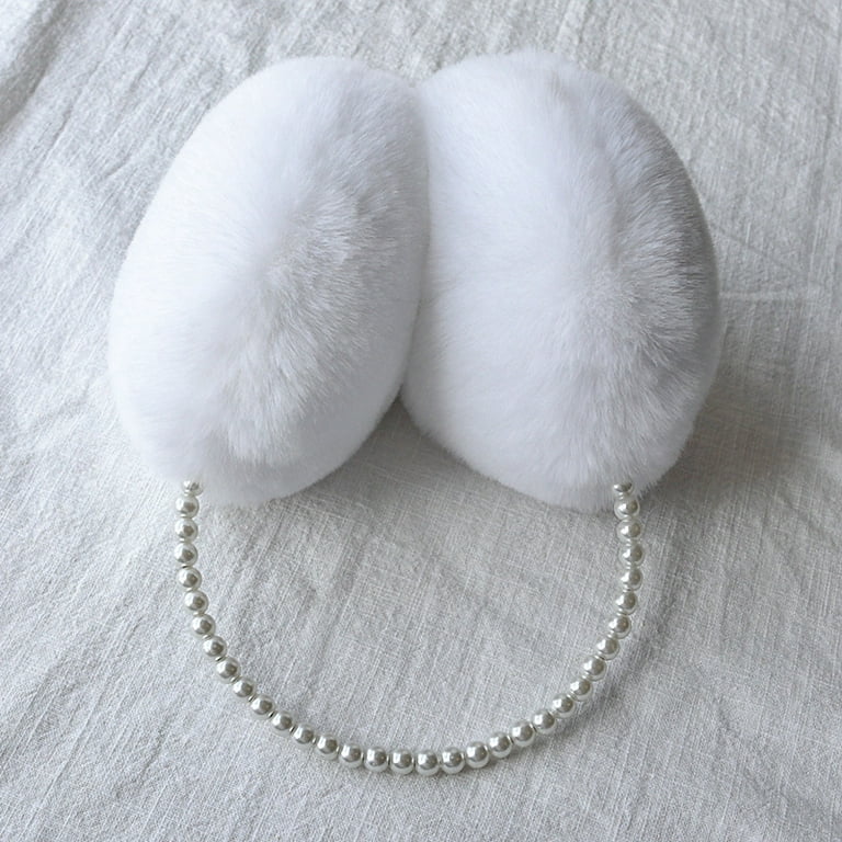 Cream Pearl Earmuffs