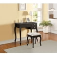 thumbnail image 3 of Linon Evie Black Vanity Set, 3 of 4