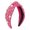 Hot Pink, variant on Clearance! Hontri 1 Headband Clearance under $5, Fashion Headbands for Women Girls Headbands Vintage Headband Wide Top Knot Pearls Hair Hoops for Casual Wedding On Sale