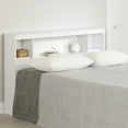 thumbnail image 2 of Fusion Kid's Bookcase Headboard Pure White South Shore, 2 of 9