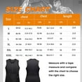 thumbnail image 4 of Mens Sweat Sauna Vest for Waist Trainer Zipper Neoprene Tank Top, Adjustable Sauna Workout Zipper Suit, 4 of 6