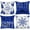 Blue, variant on Christmas Pillow Covers 20x20 Set of 4 Farmhouse Christmas Decorations Happy Holidays Holly Jolly Snowflake Merry Christmas Decor Pillow Cover Cushion Case for Couch Sofa(Blue)