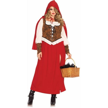 Women's Red Riding Hood 3 Pc Costume