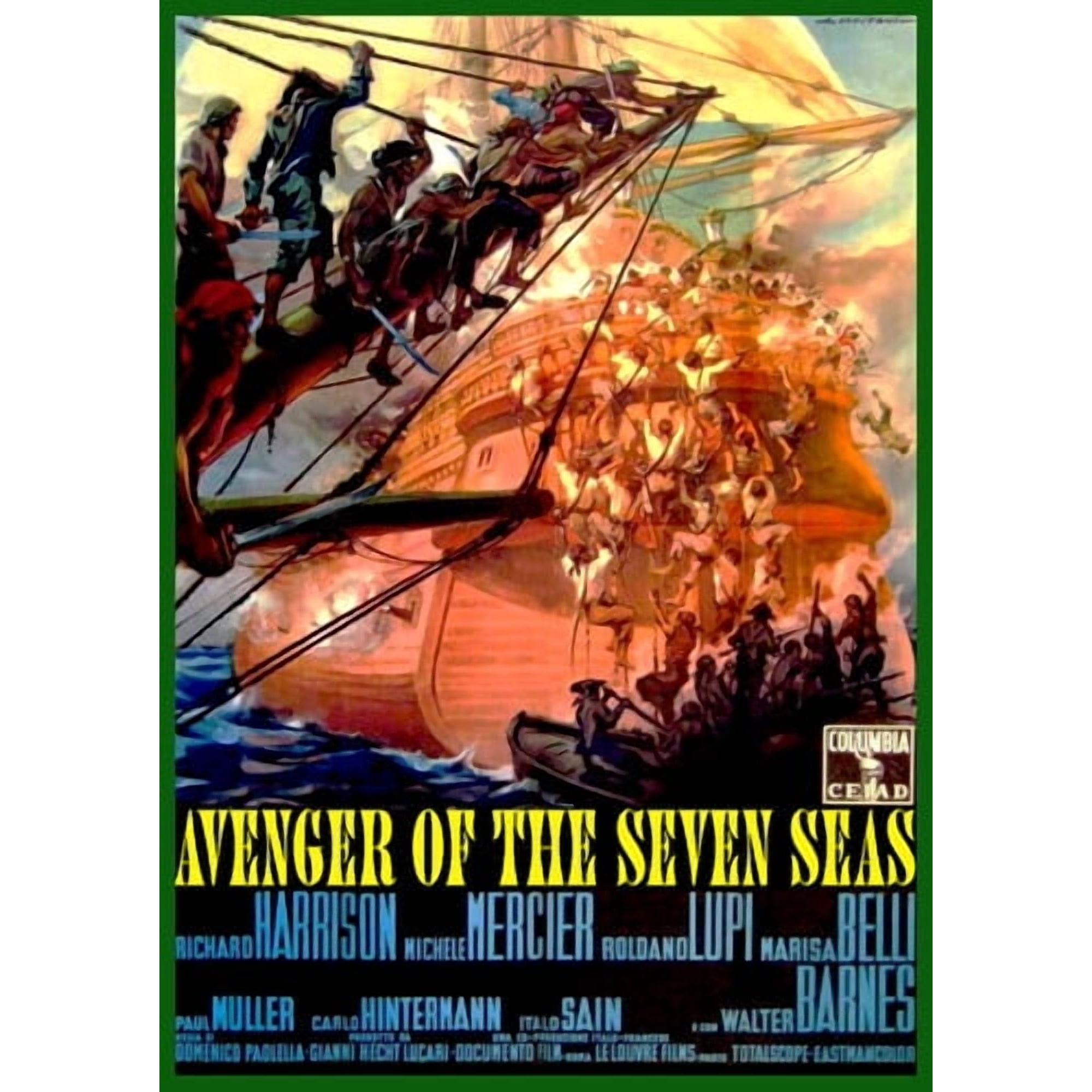 Avenger of the Seven Seas (DVD) Sinister Cinema Action & Adventure